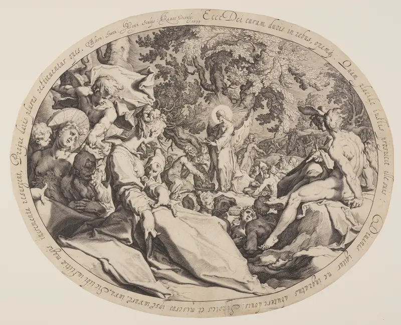 Miracle of the Loaves Wall Art by Jacob de Gheyn, II - High-Resolution Digital Print