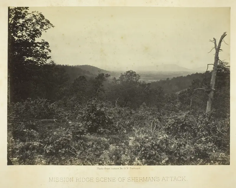 Mission Ridge Scene of Sherman's Attack