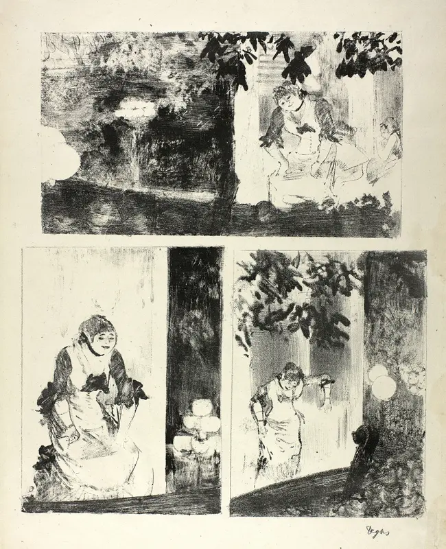 Mlle Bécat at the Café des Ambassadeurs: Three Motifs