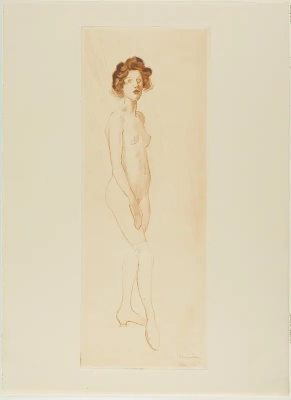 Model standing