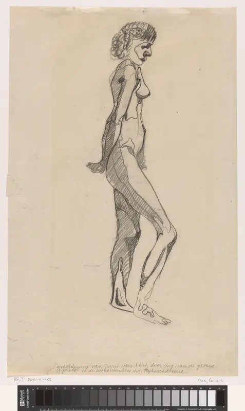 Modeltekening Wall Art by Unknown - High-Resolution Digital Print