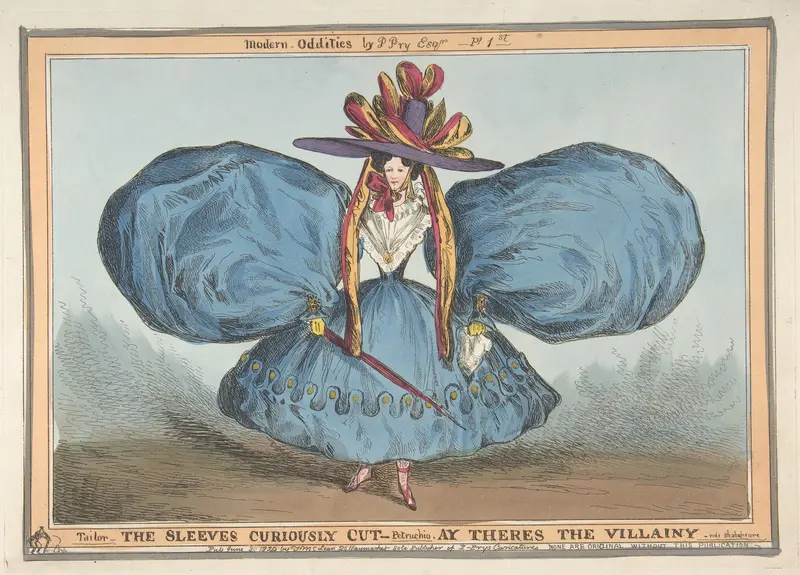 Modern Oddities, by P. Pry Esq., Plate 1st Wall Art by William Heath ('Paul Pry') - High-Resolution Digital Print