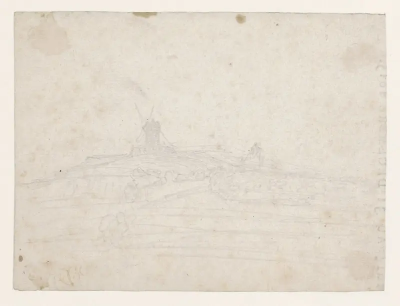 Molen op de Butte Wall Art by Georges Michel - High-Resolution Digital Print