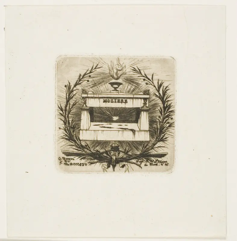 Molière's Tomb, Père-Lachaise Cemetery, Paris
