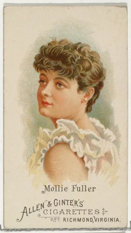 Mollie Fuller, from World's Beauties, Series 1 (N26) for Allen & Ginter Cigarettes Wall Art by Allen & Ginter - High-Resolution Digital Print