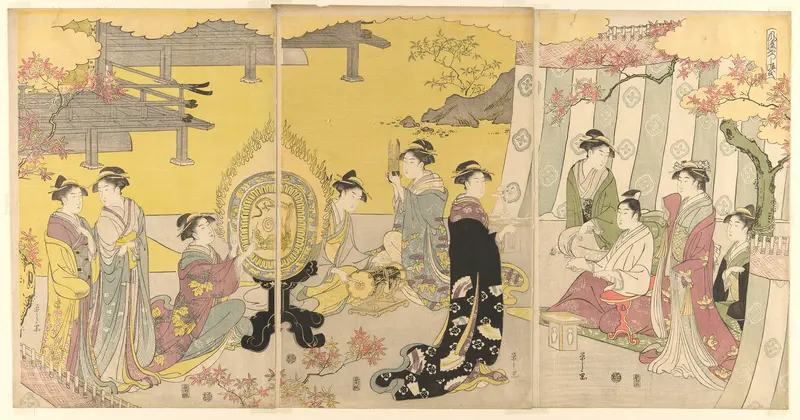 Momiji no ga, from the series "A Fashionable Parody of the Tale of Genji (Furyu yatsushi Genji)"