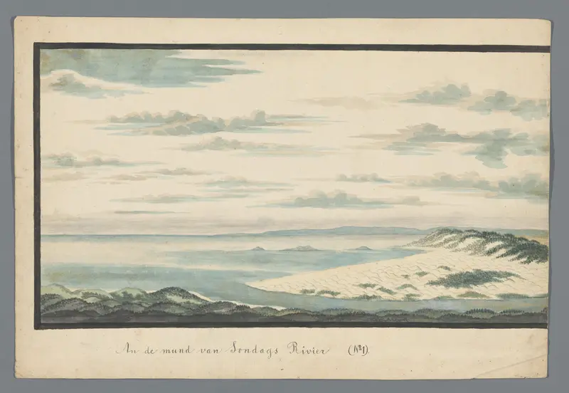 Monding van de Sondagsrivier (linkerhelft) Wall Art by Johannes Schumacher - High-Resolution Digital Print