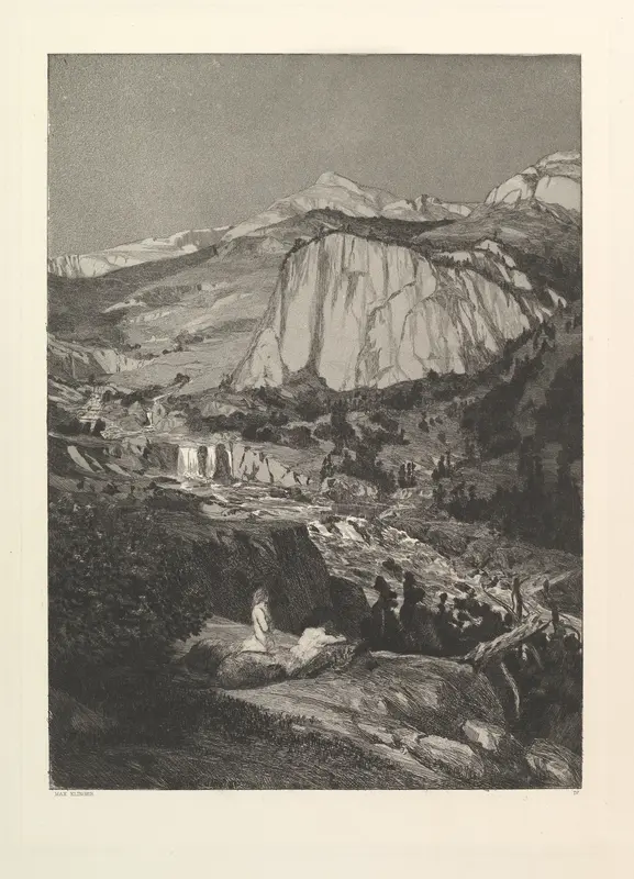 Mondnacht, from Intermezzi, plate 4 Wall Art by Max Klinger - High-Resolution Digital Print