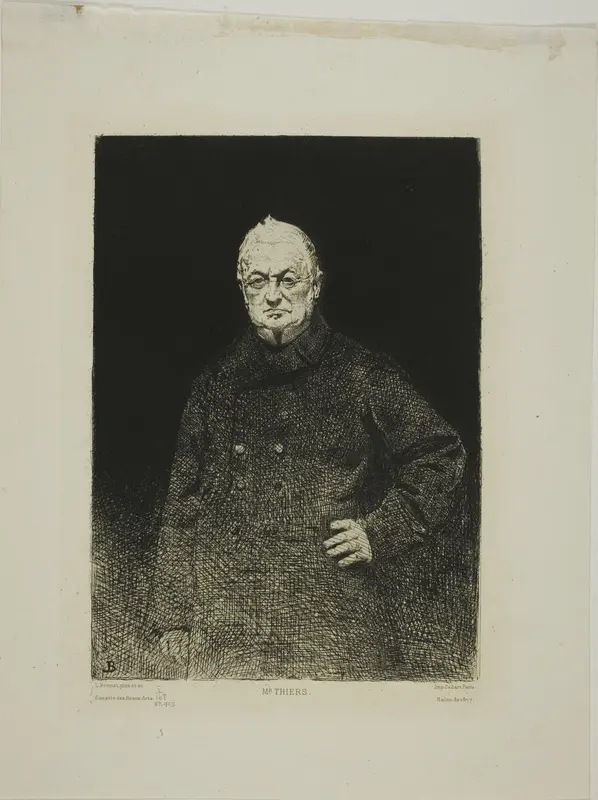 Monsieur Thiers Wall Art by Léon Joseph Florentin Bonnat - High-Resolution Digital Print