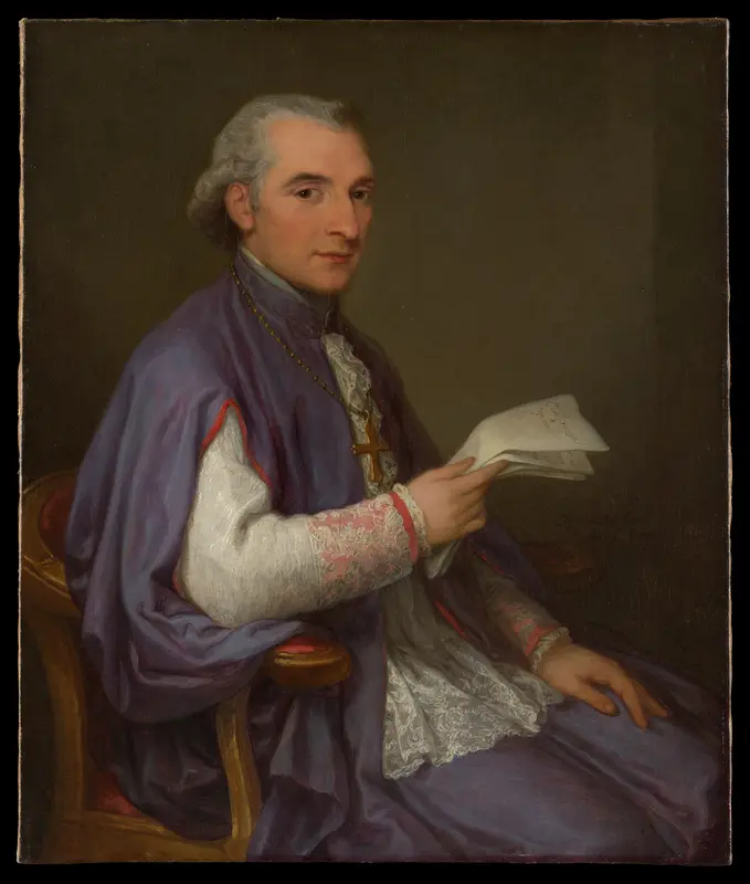 Monsignor Giuseppe Spina (1756–1828) Wall Art by Angelica Kauffmann - High-Resolution Digital Print