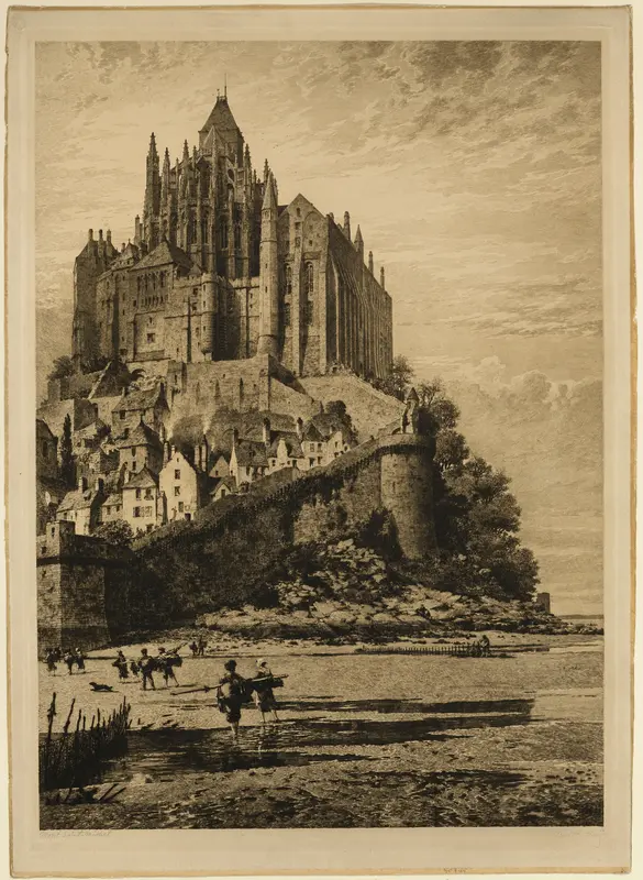 Mont Saint-Michel Wall Art by Axel Herman Haig - High-Resolution Digital Print