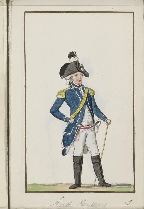 Montering van de cavalerie van Amsterdam, ca. 1785 Wall Art by anonymous - High-Resolution Digital Print