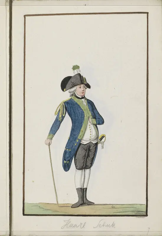 Montering van de Haarlemse schutterij, ca. 1785 Wall Art by anonymous - High-Resolution Digital Print