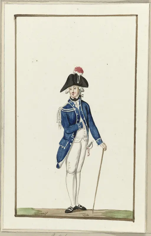 Montering van de schutterij van Alkmaar, ca. 1787 Wall Art by anonymous - High-Resolution Digital Print