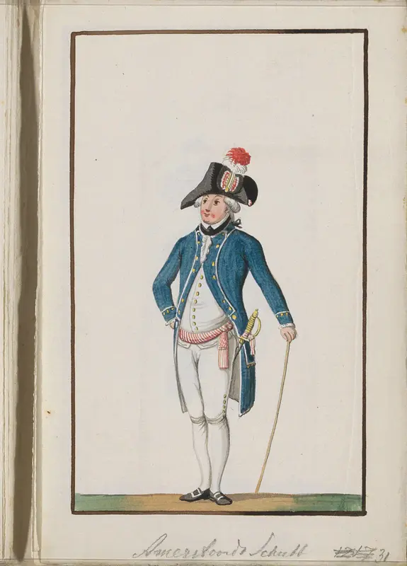 Montering van de schutterij van Amersfoort, ca. 1785 Wall Art by anonymous - High-Resolution Digital Print