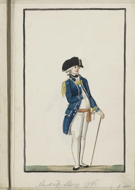 Montering van de schutterij van Amsterdam, 1786 Wall Art by anonymous - High-Resolution Digital Print