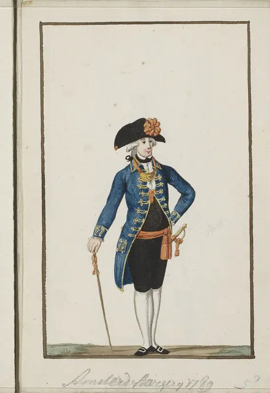 Montering van de schutterij van Amsterdam, 1789 Wall Art by anonymous - High-Resolution Digital Print