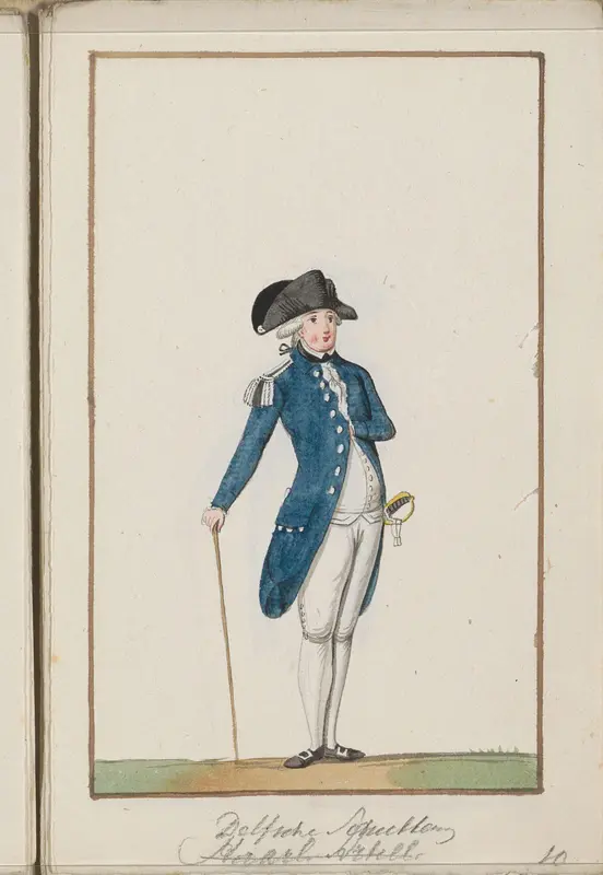 Montering van de schutterij van Delft, ca. 1785 Wall Art by anonymous - High-Resolution Digital Print