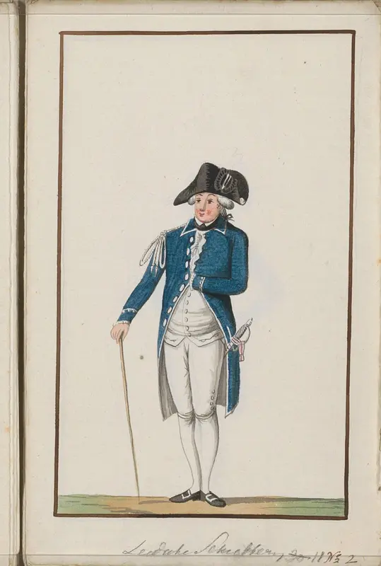 Montering van de schutterij van Leiden, ca. 1785 Wall Art by anonymous - High-Resolution Digital Print