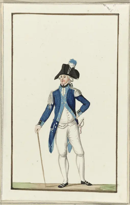 Montering van de schutterij van Nieuwersluis, ca. 1787 Wall Art by anonymous - High-Resolution Digital Print