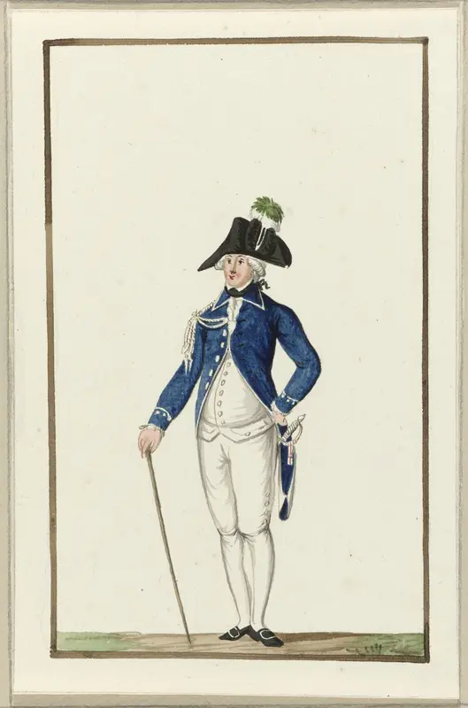 Montering van de schutterij van Rotterdam, ca. 1787 Wall Art by anonymous - High-Resolution Digital Print