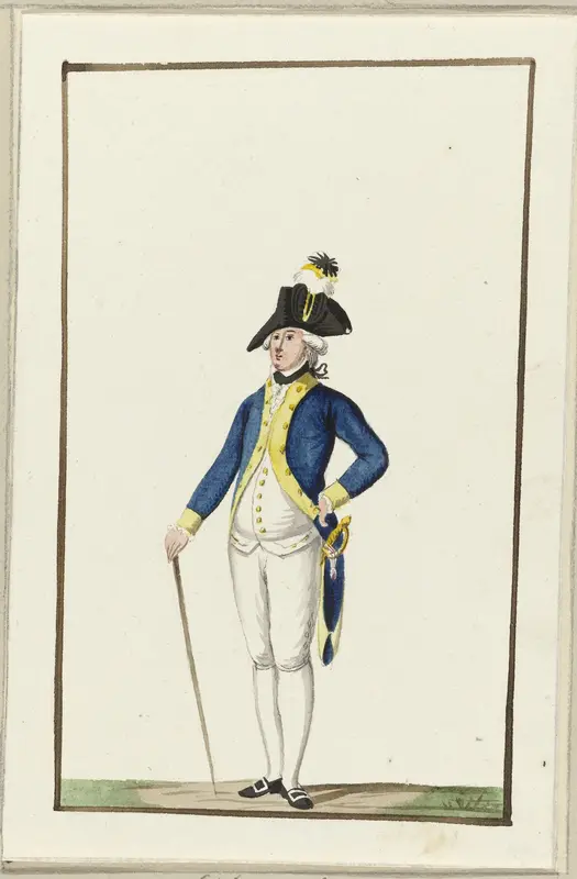 Montering van de schutterij van Schiedam, ca. 1787 Wall Art by anonymous - High-Resolution Digital Print