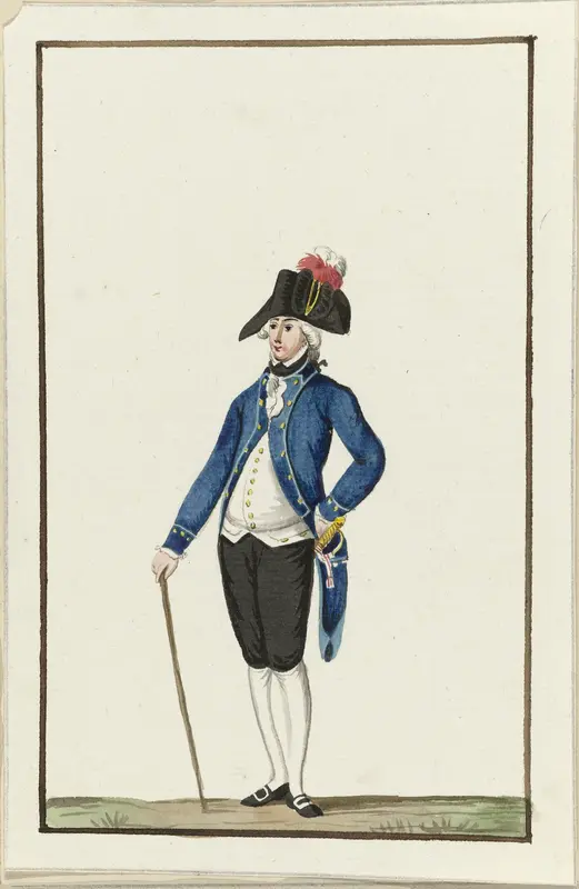 Montering van de schutterij van Zaandijk, ca. 1787 Wall Art by anonymous - High-Resolution Digital Print