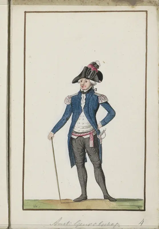 Montering van het exercitiegenootschap van Amsterdam, ca. 1785 Wall Art by anonymous - High-Resolution Digital Print