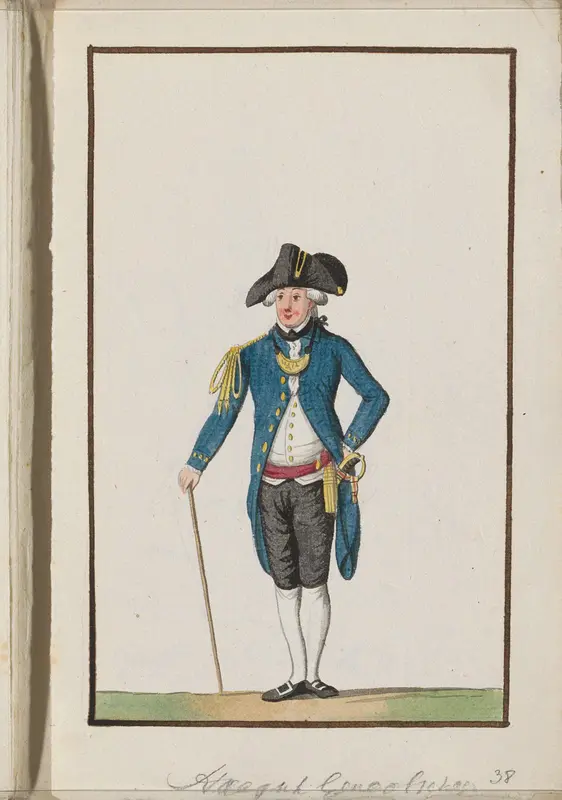 Montering van het exercitiegenootschap van Den Haag, ca. 1785 Wall Art by anonymous - High-Resolution Digital Print