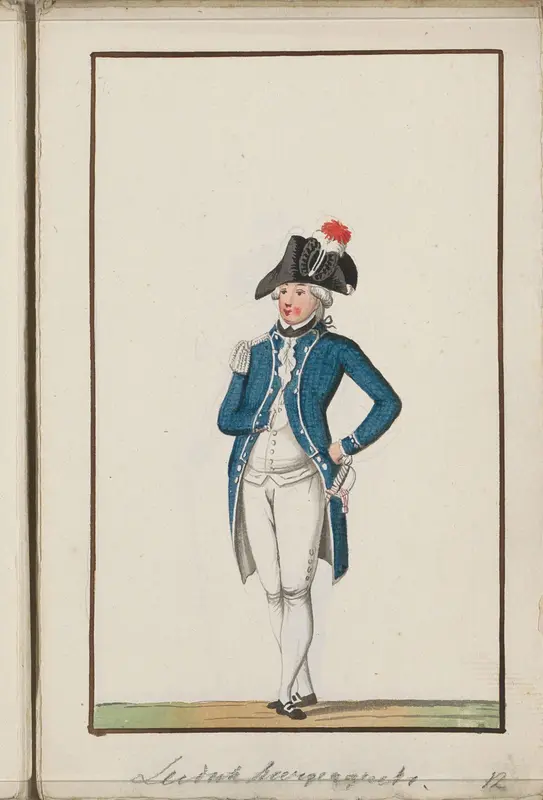 Montering van het exercitiegenootschap van Leiden, ca. 1785 Wall Art by anonymous - High-Resolution Digital Print