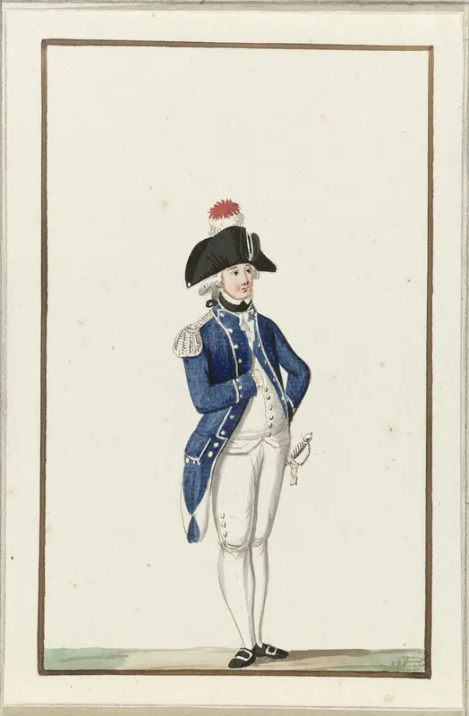 Montering van het exercitiegenootschap van Leiden, ca. 1787 Wall Art by anonymous - High-Resolution Digital Print