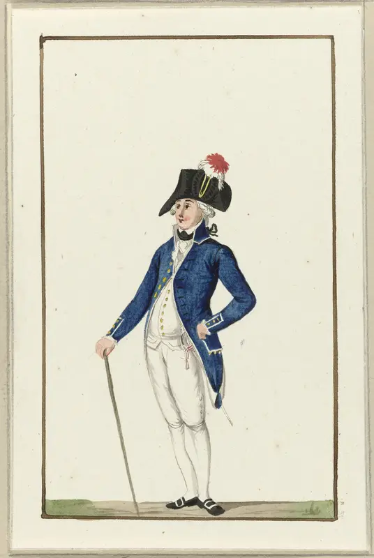 Montering van het Goudse exercitiegenootschap, ca. 1787 Wall Art by anonymous - High-Resolution Digital Print