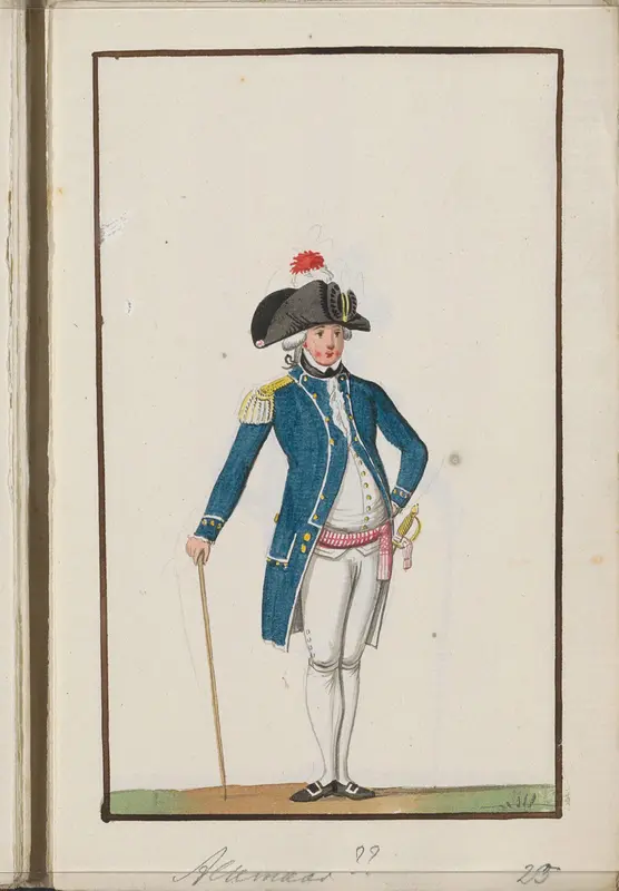 Montering van schutterij van Alkmaar, ca. 1785 Wall Art by anonymous - High-Resolution Digital Print