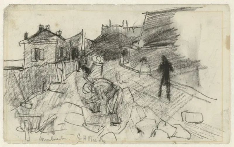 Montmartre Wall Art by George Hendrik Breitner - High-Resolution Digital Print