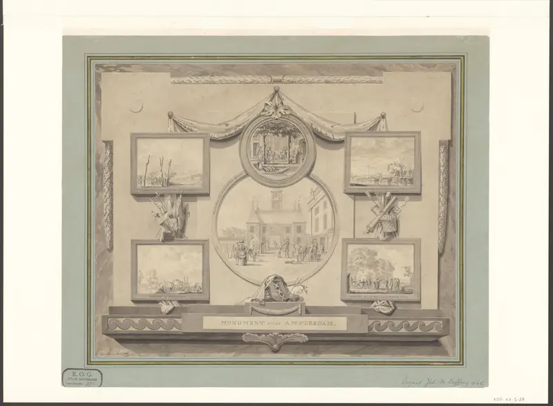 Monument voor Amsterdam Wall Art by Unknown - High-Resolution Digital Print