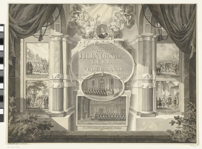 Monument voor de Hervormde Kerk van Nederland, vanaf 1566 Wall Art by Unknown - High-Resolution Digital Print