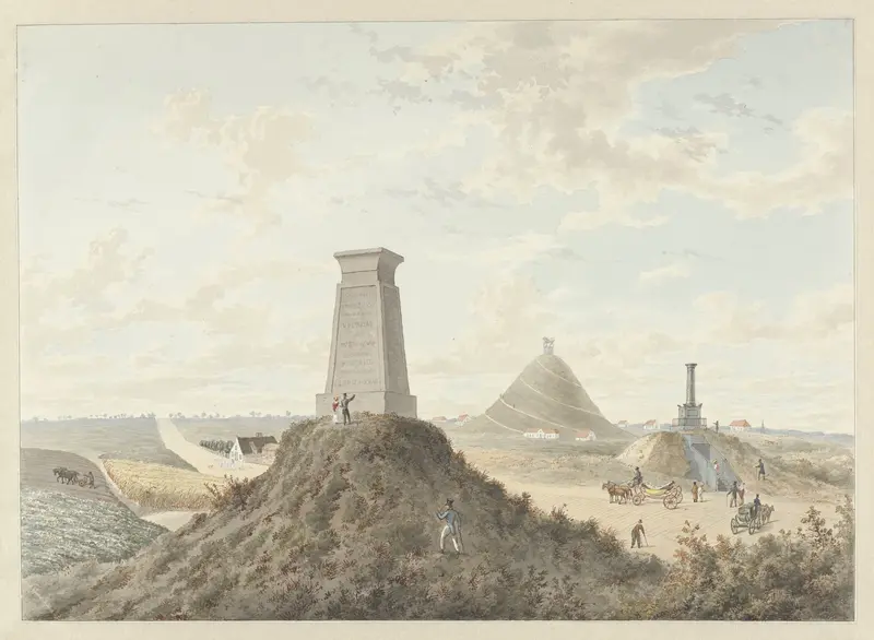 Monumenten bij Waterloo, 1815 Wall Art by anonymous - High-Resolution Digital Print