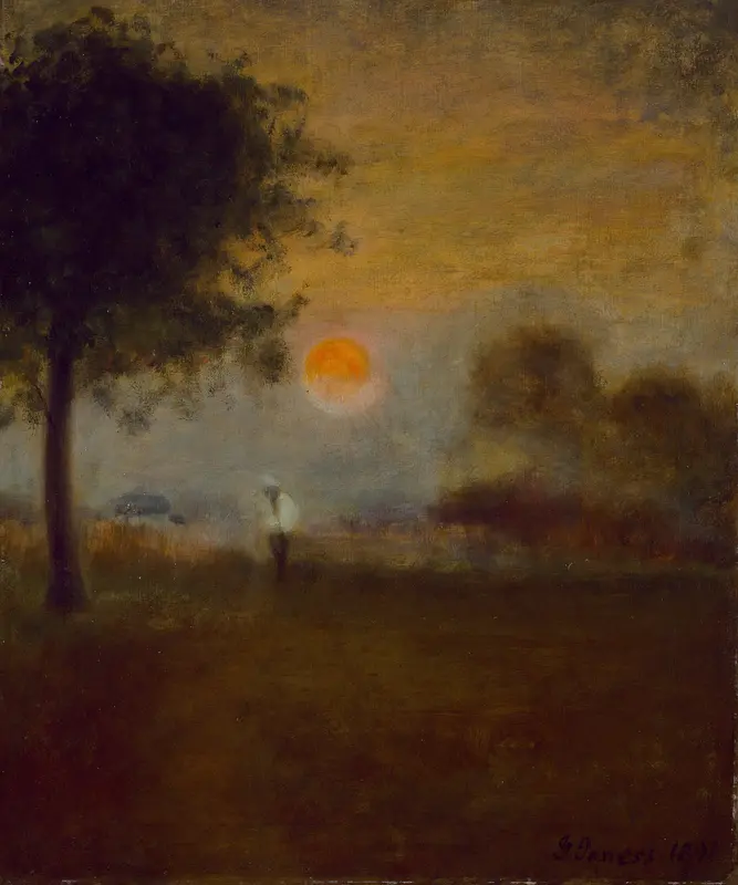 Moonrise Wall Art by George Inness - High-Resolution Digital Print