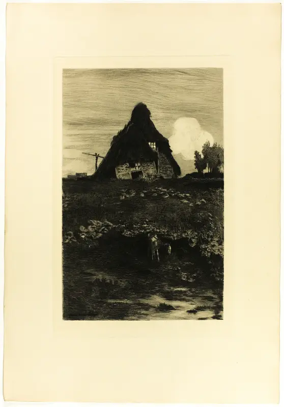 Moor Hut Wall Art by Hans Ende - High-Resolution Digital Print