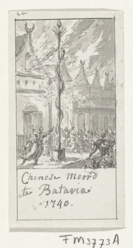 Moord op de Chinezen te Batavia, 1740 Wall Art by Unknown - High-Resolution Digital Print