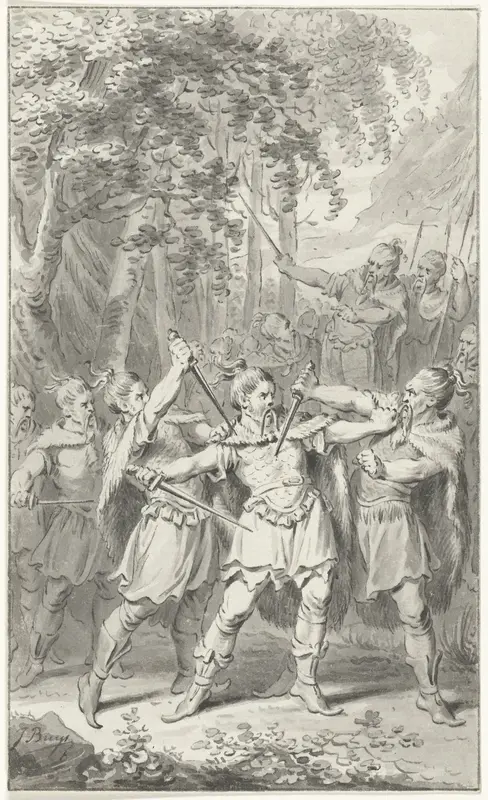 Moord op de Germaanse veldheer Arminius, 19 Wall Art by Unknown - High-Resolution Digital Print