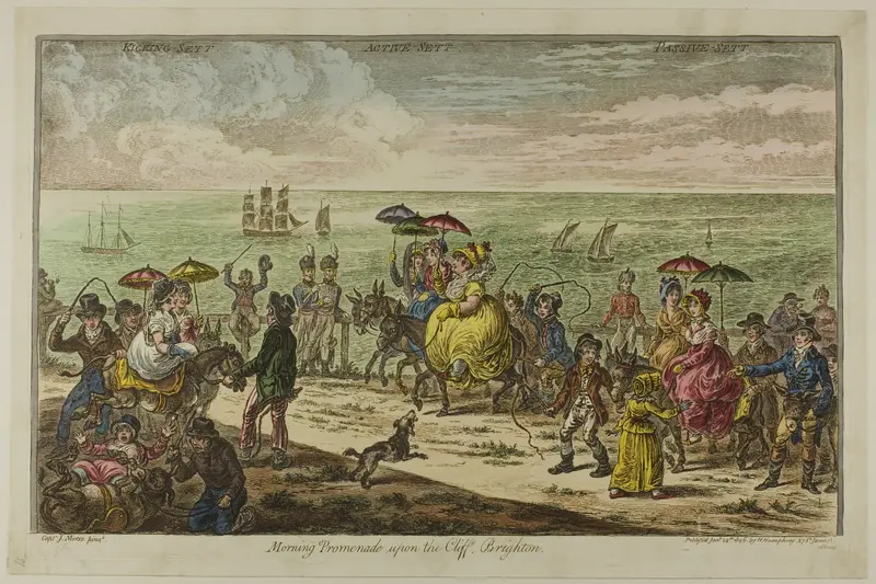 Morning Promenade Upon the Cliff, Brighton