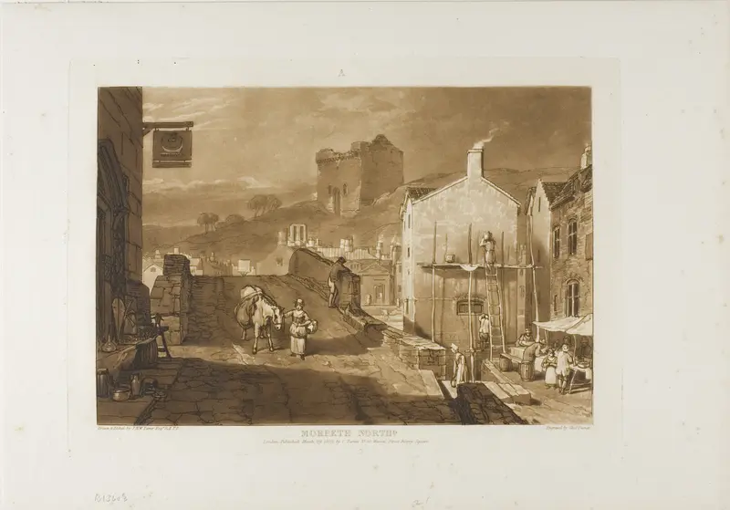 Morpeth, plate 21 from Liber Studiorum Wall Art by Joseph Mallord William Turner - High-Resolution Digital Print