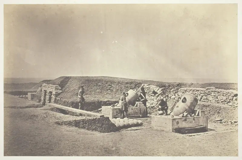 Mortar Batteries in front of Picquet House, Light Division