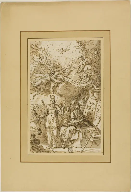 Moses and the Tables of Law Wall Art by James Thornhill - High-Resolution Digital Print