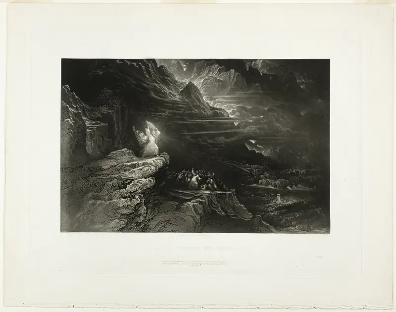 Moses Breaketh The Tables, from Illustrations of the Bible Wall Art by John Martin - High-Resolution Digital Print