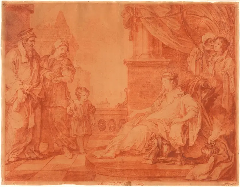 Moses Brought to Pharaoh’s Daughter Wall Art by William Hogarth - High-Resolution Digital Print