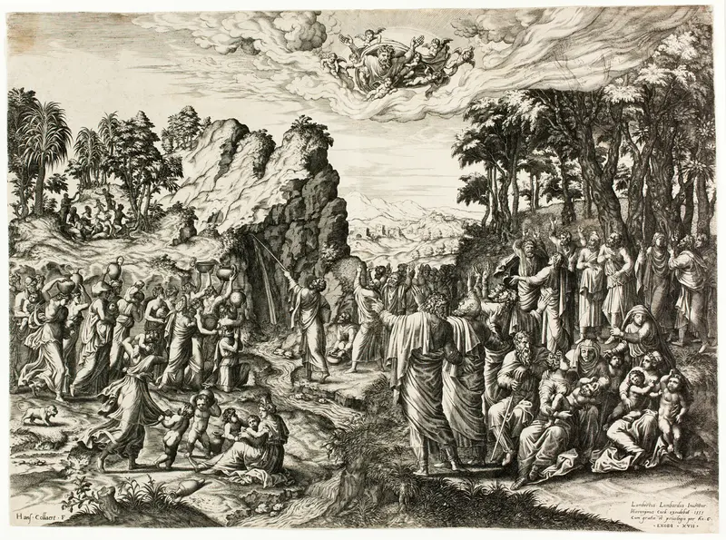 Moses Striking the Rock