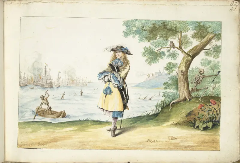 Moses ter Borch aan de Engelse kust Wall Art by Unknown - High-Resolution Digital Print