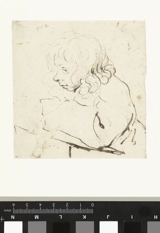 Moses ter Borch, tekenend Wall Art by Gerard ter Borch (II) - High-Resolution Digital Print